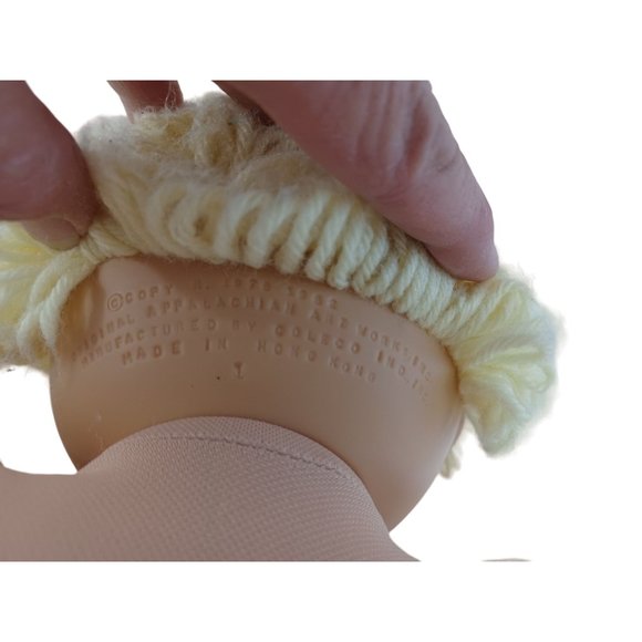 Vtg Cabbage Patch Doll  1978-1982 Coleco Signed Bottom Hong Kong 16" - Picture 6 of 7